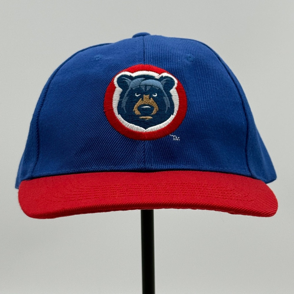Tennessee Smokies MiLB Baseball Hat Blue Red Bear Mascot Adjustable Cap